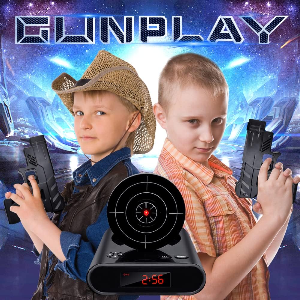 Load Gun Alarm Clock Target Alarm Clock