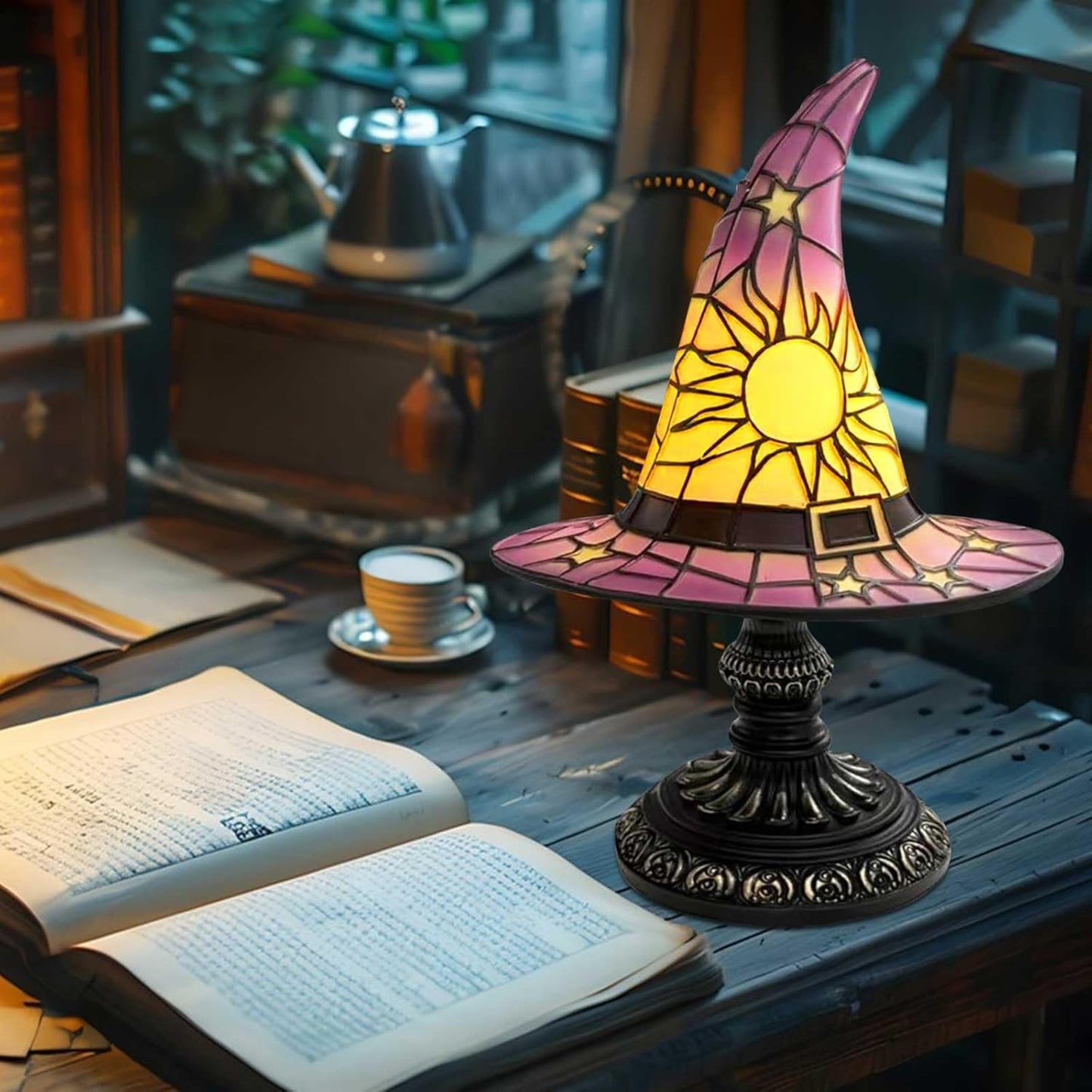 Vintage Gothic Witch Hat Night Light