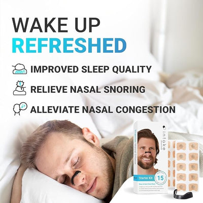 🎁Magnetic Nasal Strips Set For Breathing &amp; Snoring Support