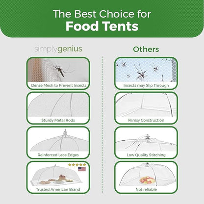 Foldable Food Cover, Mesh Food Cover, Picnic Supplies