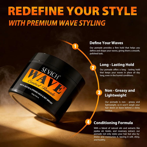 🎁360° Wave Control Pomade For Men