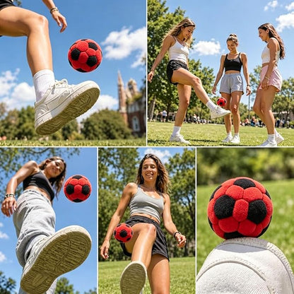6-Pack Soccer Hackys Footbag for Adults
