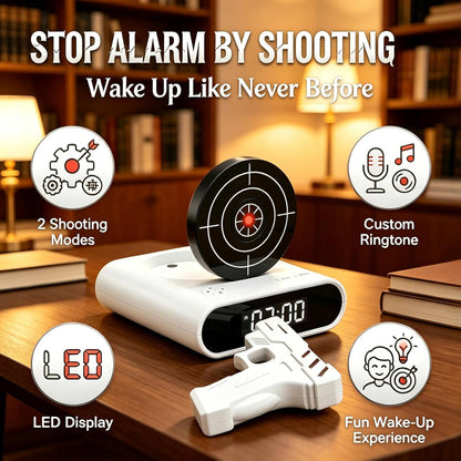 Load Gun Alarm Clock Target Alarm Clock