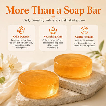 🎁Unisex Japanese Persimmon Deodorant Soap With Green Tea Extract