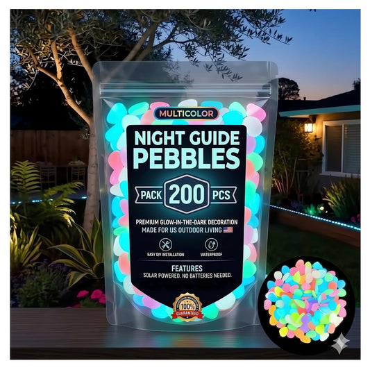 2026 Colorful Glow-in-the-Dark Garden Stones