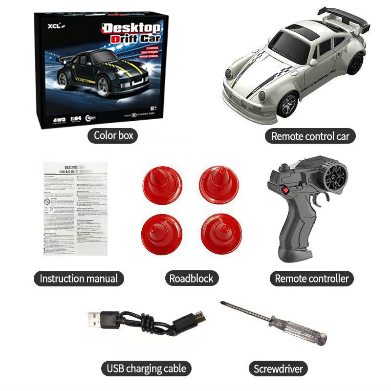 🔥1/64 Mini RC Drift Car