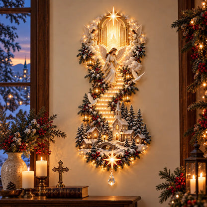 🔥Cascading Stairway Of Light Christmas Wall Hanging