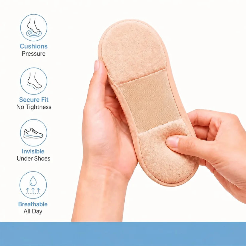 🎁2-Piece Breathable 3D Arch Support Heel Cushion Socks For Wome