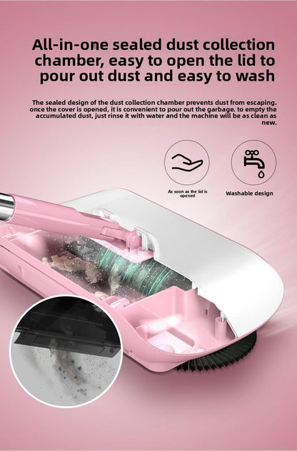 Smart Robot Vacuum Cleaner with Mop & Broom, Hand Push Sweeper