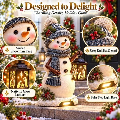 🎉 Solar Christmas Step Lights | 5 Festive Character Styles