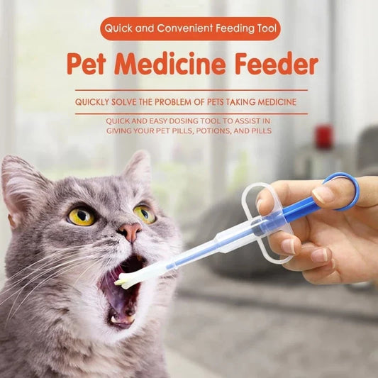 🐾 2-in-1 Pet Medicine Feeder — Easier Pill & Liquid Medication for Dogs & Cats(Buy 1 get 1 free))