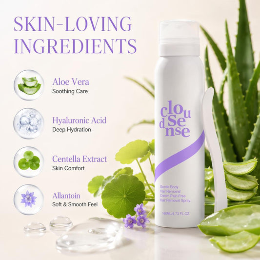 Gentle Hair Removal Cream - Smooth, Soft Skin Without The Pain of Shaving