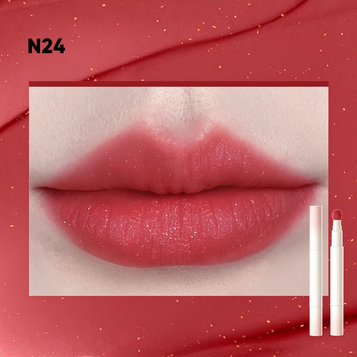 🎁Cushion-Tip Matte Lip & Cheek Tint – Soft-Focus Blur Finish & Buildable Color