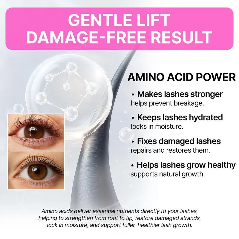 🔥Gentle Formula Eyelash Perm Set with Enhanced Glue Balm