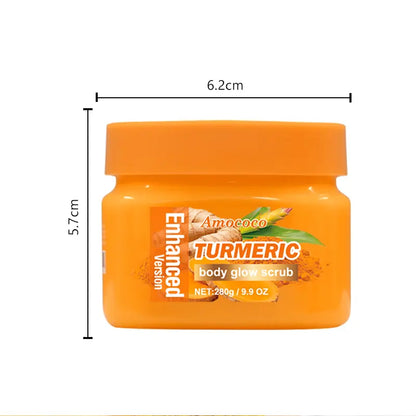 ✨ Turmeric Glow Body Scrub — Gently Exfoliate, Nourish & Hydrate