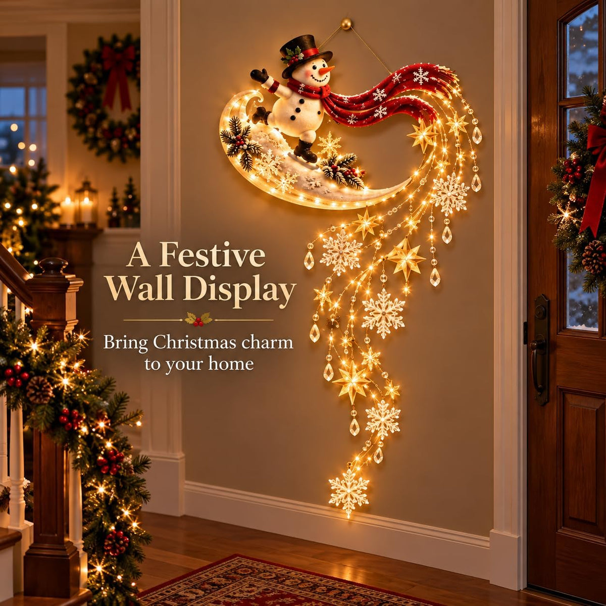 ⭐2026 The Newest Christmas Style – LED Christmas Wall Light