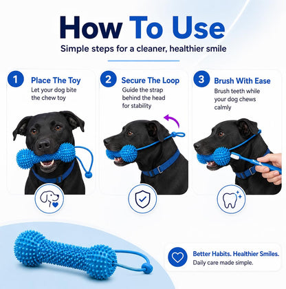 ⭐ Dog Toothbrush Helper – Easier Teeth Cleaning