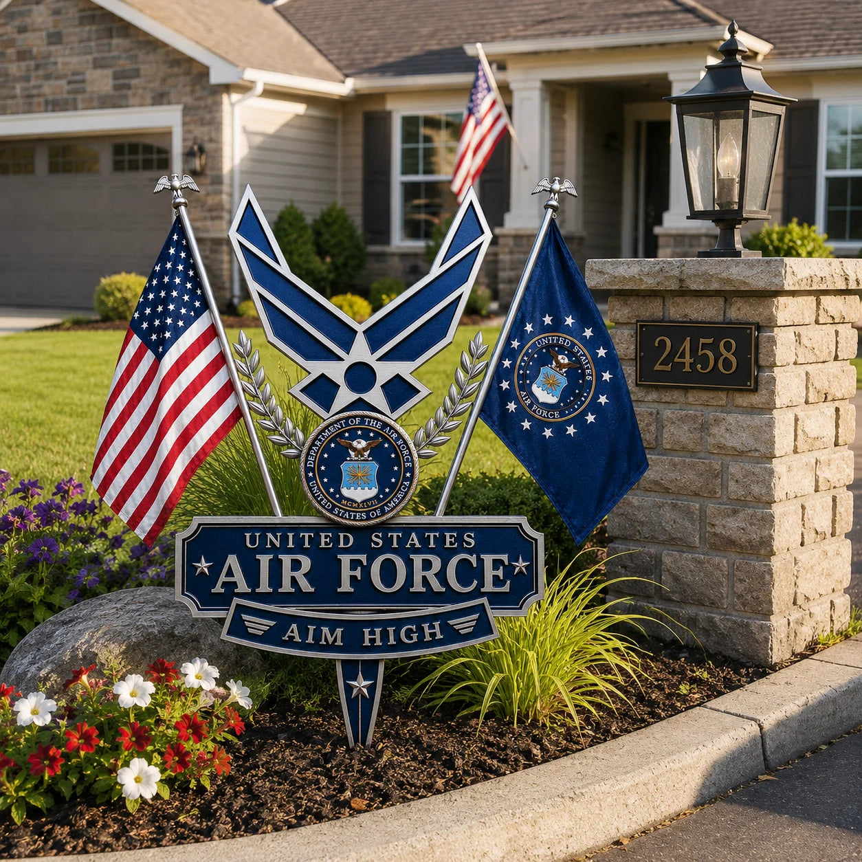🇺🇸🎖️ Military Branch Tribute Garden Stakes