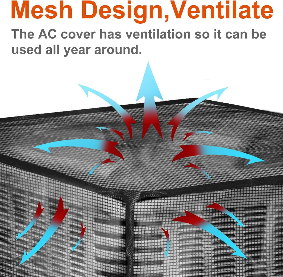 All-Season Outdoor AC Mesh Protector Cover