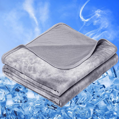 inhand Cooling Throw Blanket (50"x70"), Cooling Blankets for Hot Sleepers
