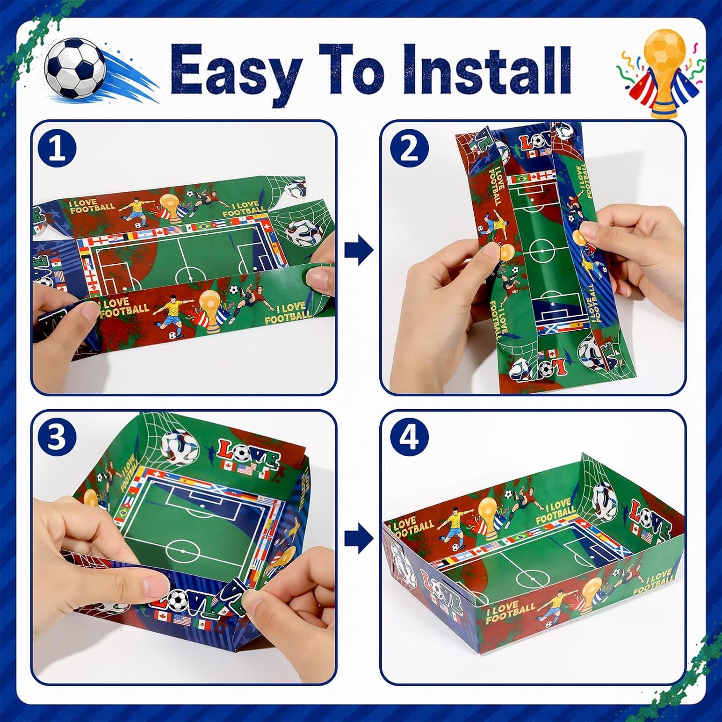 2026 World Soccer Tournament Cup Food Boats
