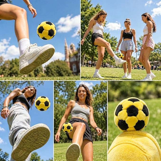 6-Pack Soccer Hackys Footbag for Adults