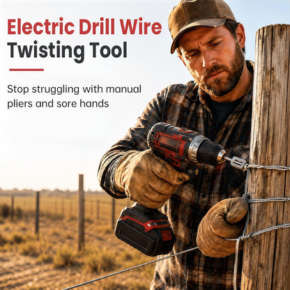 Professional Rebar Tie Wire Twisting Tool for Drills