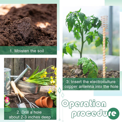 Electroculture Plant Stakes