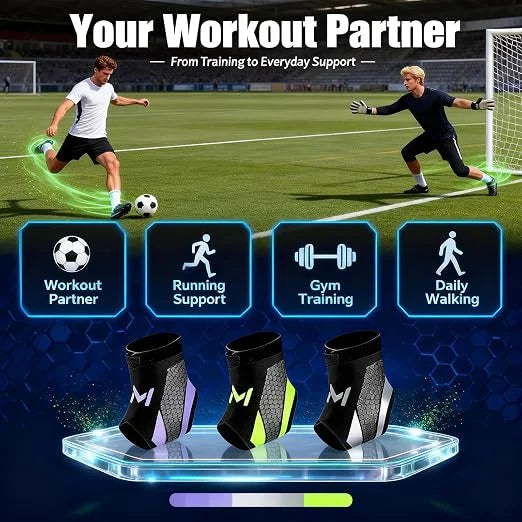 🎁Unisex Lightweight Sports Ankle Brace With Side Stabilizers