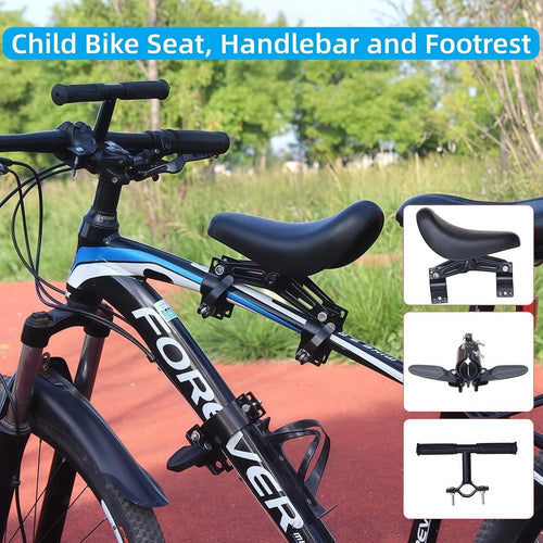 Front-Mounted Kids Bike Seat Set