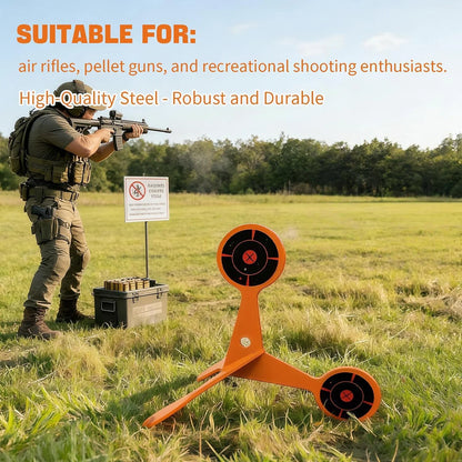 🎁Rolling Flip Reactive Auto-Reset Shooting Target With Steel Construction