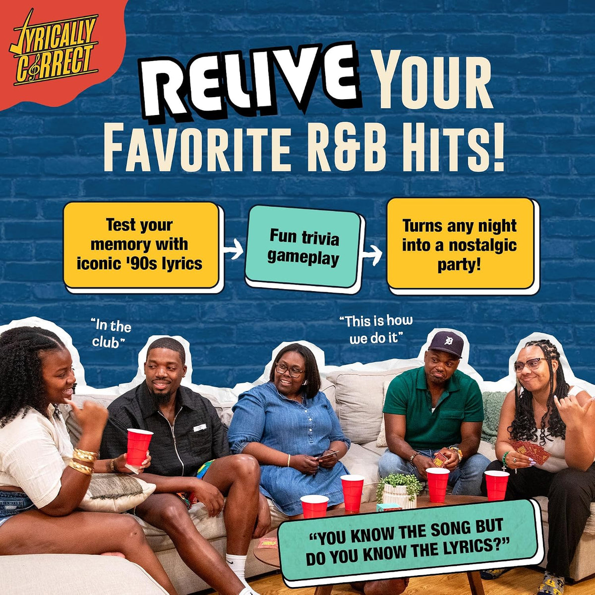 ❤️ 90s R&B Music Trivia Expansion Pack – 80 Cards
