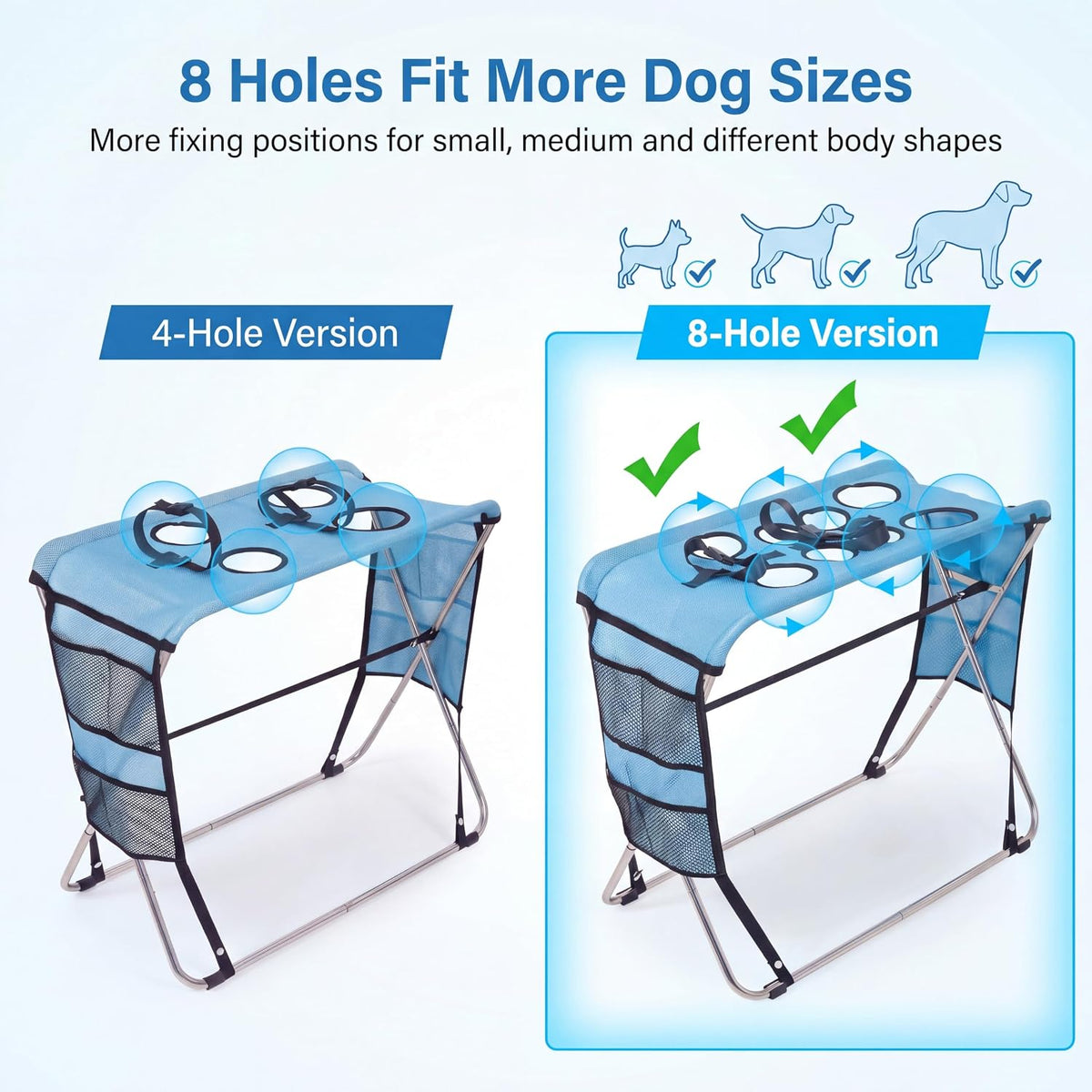 Foldable Pet Grooming Bath Stand for Small &amp; Medium Dogs