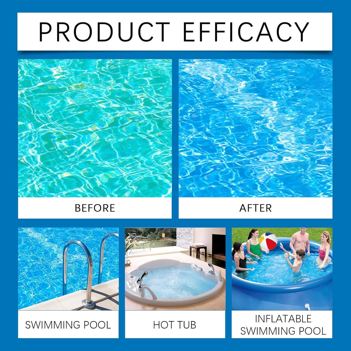 HozoneX Pool Water Clarifying Agent