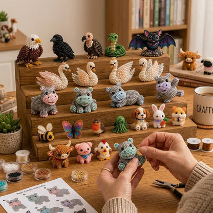 2026 Tiny 3D Beaded Animal DIY Kit