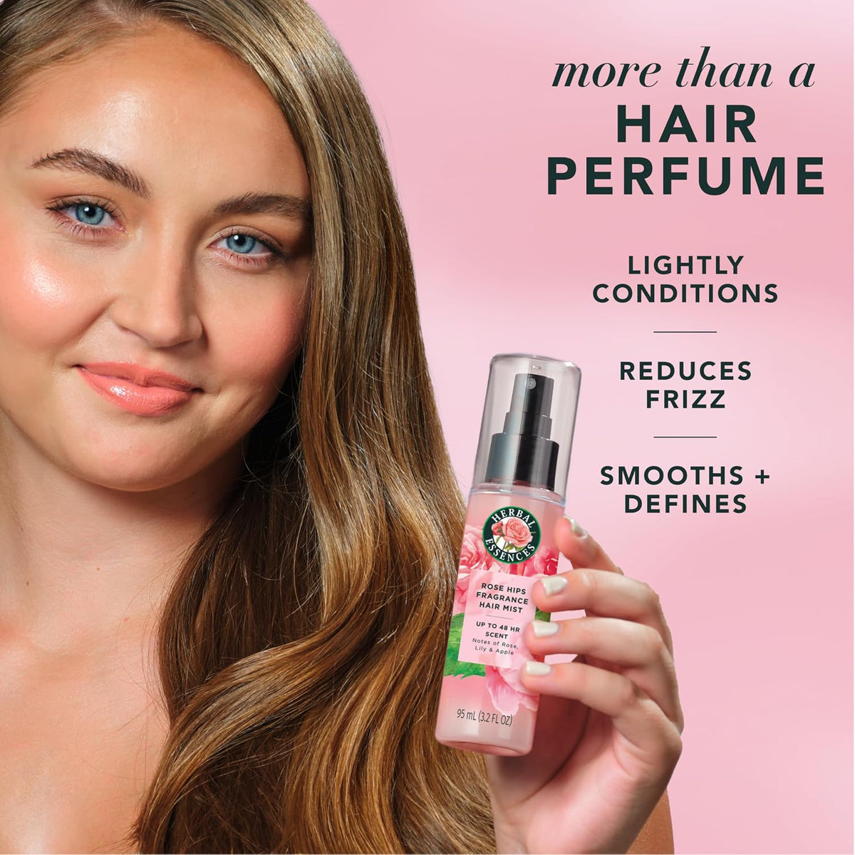 ❤️Herbal Rose Hair Perfume Mist – Fragrance & Frizz Control