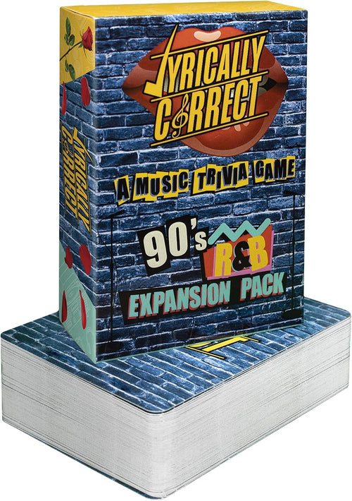 ❤️ 90s R&B Music Trivia Expansion Pack – 80 Cards