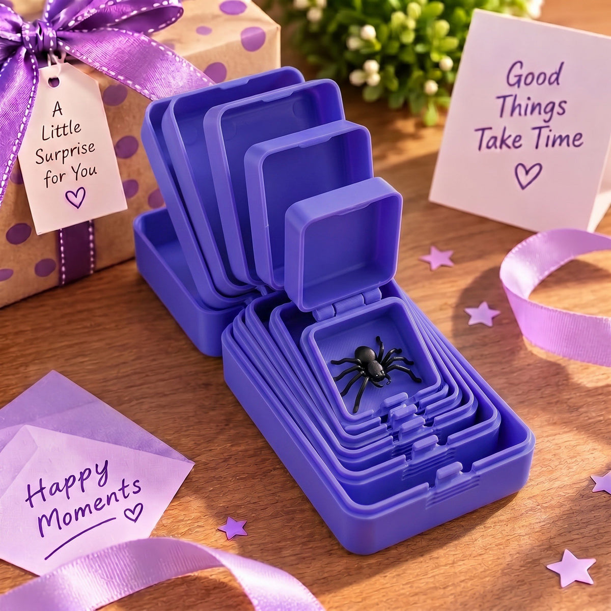 🔥 6-Layer Nesting Prank Gift Box