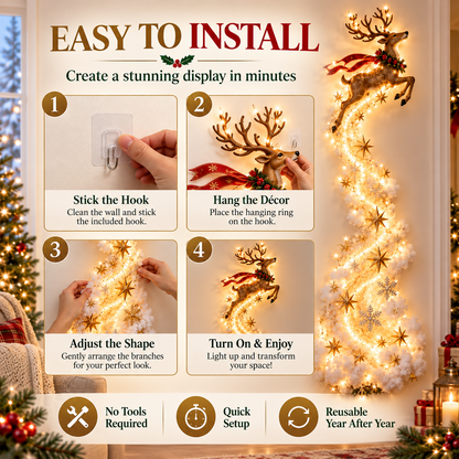 ⭐Christmas Magic Trail Wall Light – Bring Your Christmas Story to Life