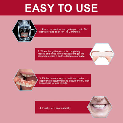 🎁Snap-On Teeth Veneers Set – Removable Upper & Lower Cosmetic Smile Covers