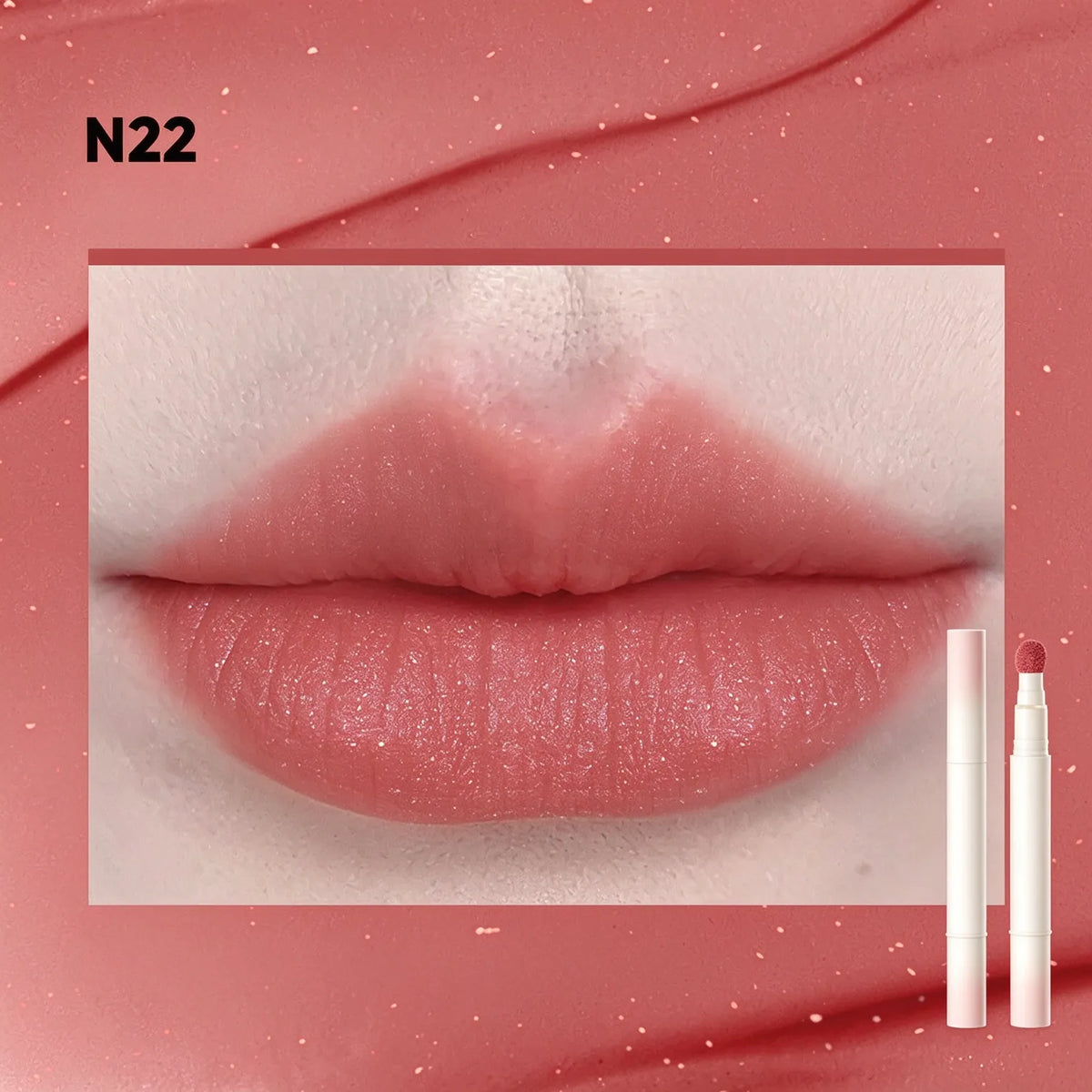 🎁Cushion-Tip Matte Lip & Cheek Tint – Soft-Focus Blur Finish & Buildable Color