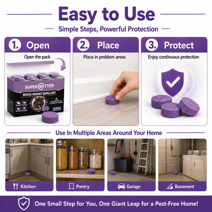 12-Pack Rodent Repellent Balls, Natural Pest Control🐭