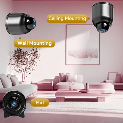 📷 Mini 4K Security Camera — Compact Size, Clear HD Monitoring Anytime, Anywhere