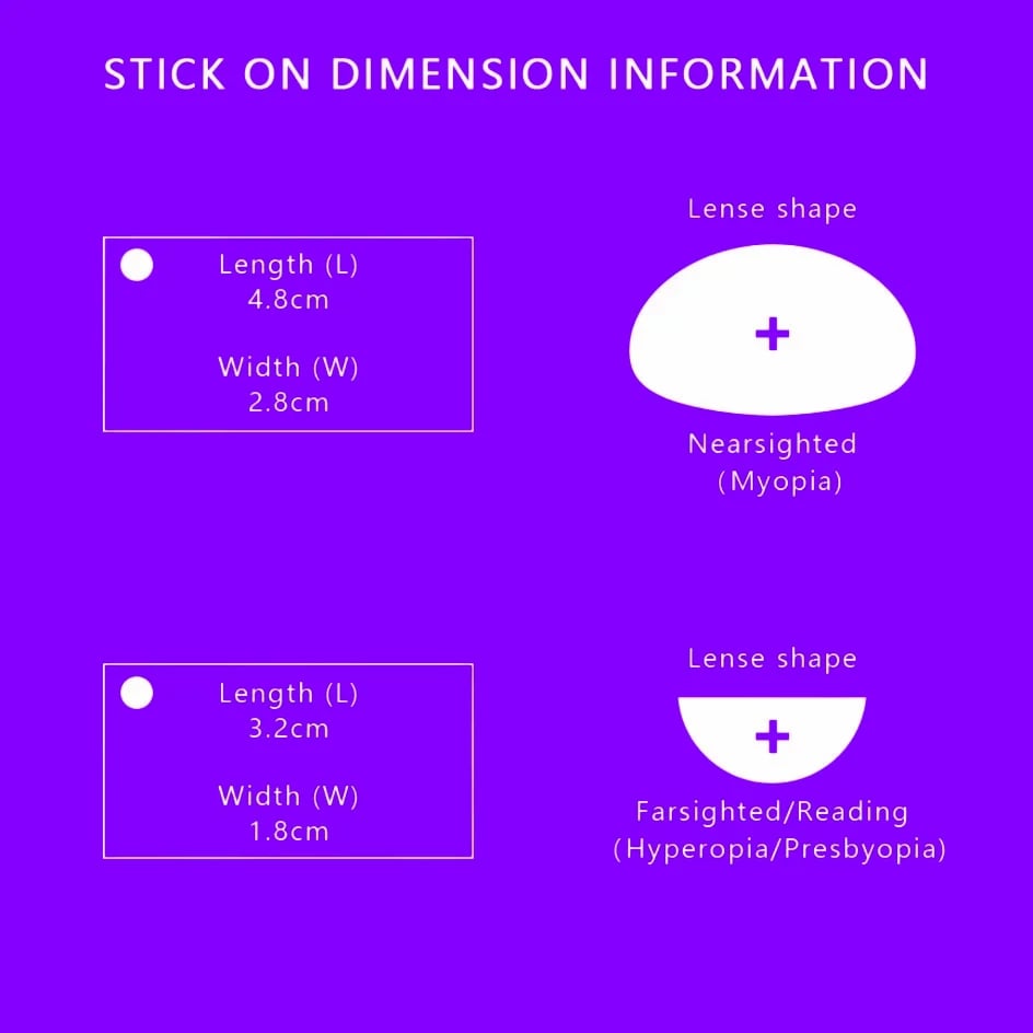 🔥Liquid Silicone Stick-On Lenses for Reading & Myopia