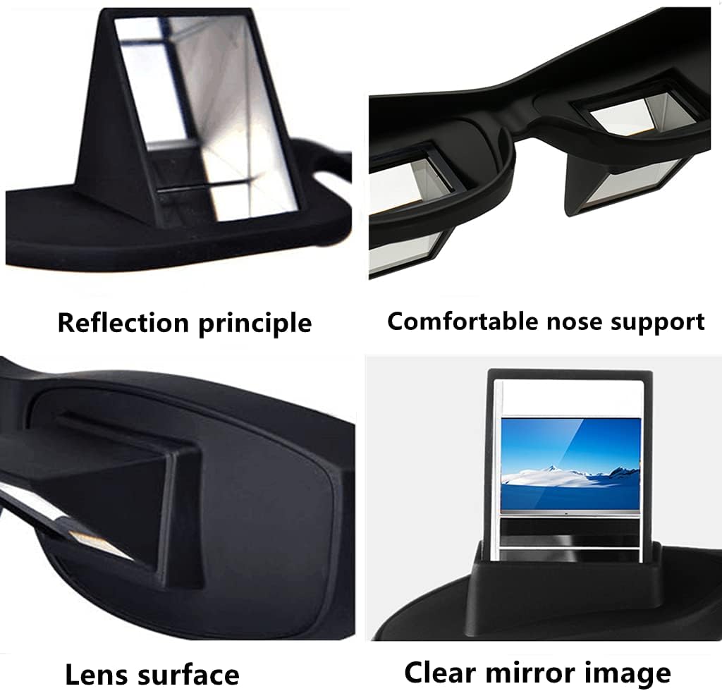 📖 Gafas prismáticas Lazy: gafas para leer y ver la televisión tumbado, con visión periscópica HD