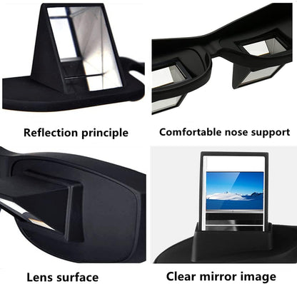 📖 Gafas prismáticas Lazy: gafas para leer y ver la televisión tumbado, con visión periscópica HD