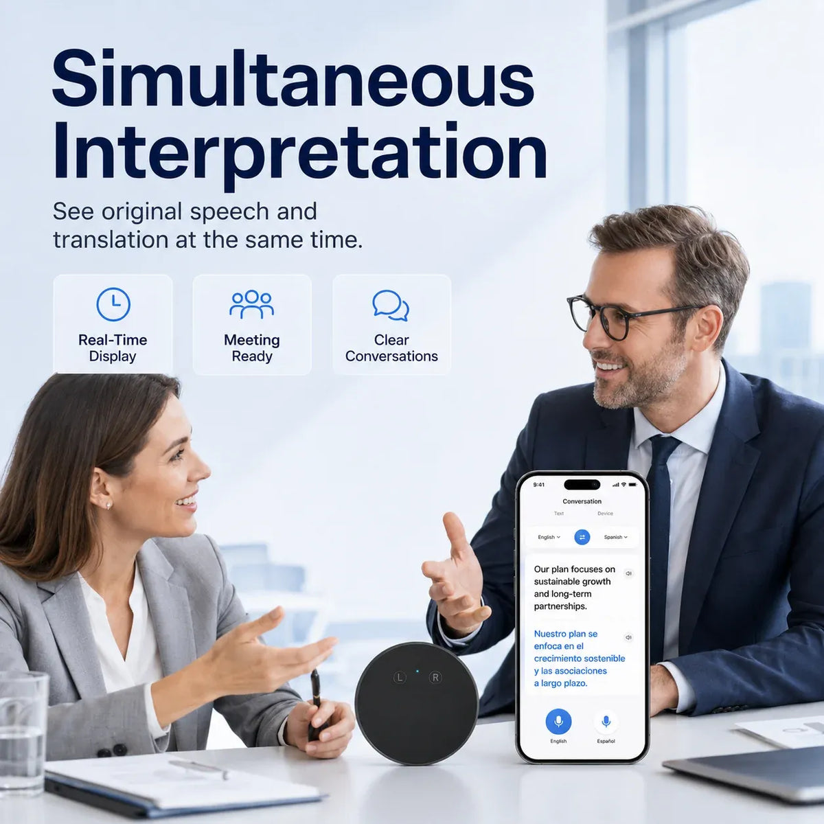 🔥AI Pocket Translator – Real-Time Two-Way Voice Translation in 165+ Languages