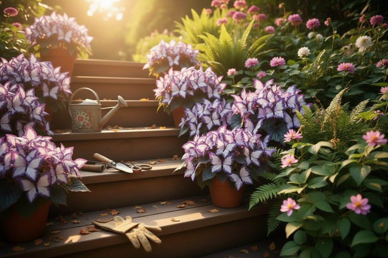 后院花圃场景