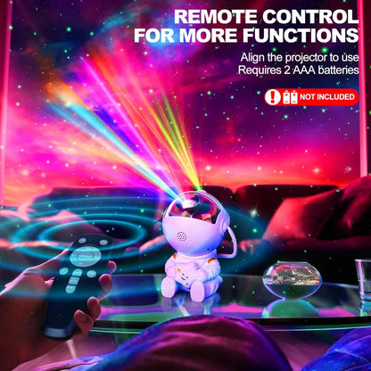 🎁LED Astronaut Galaxy Star Projector With 360° Adjustable Head
