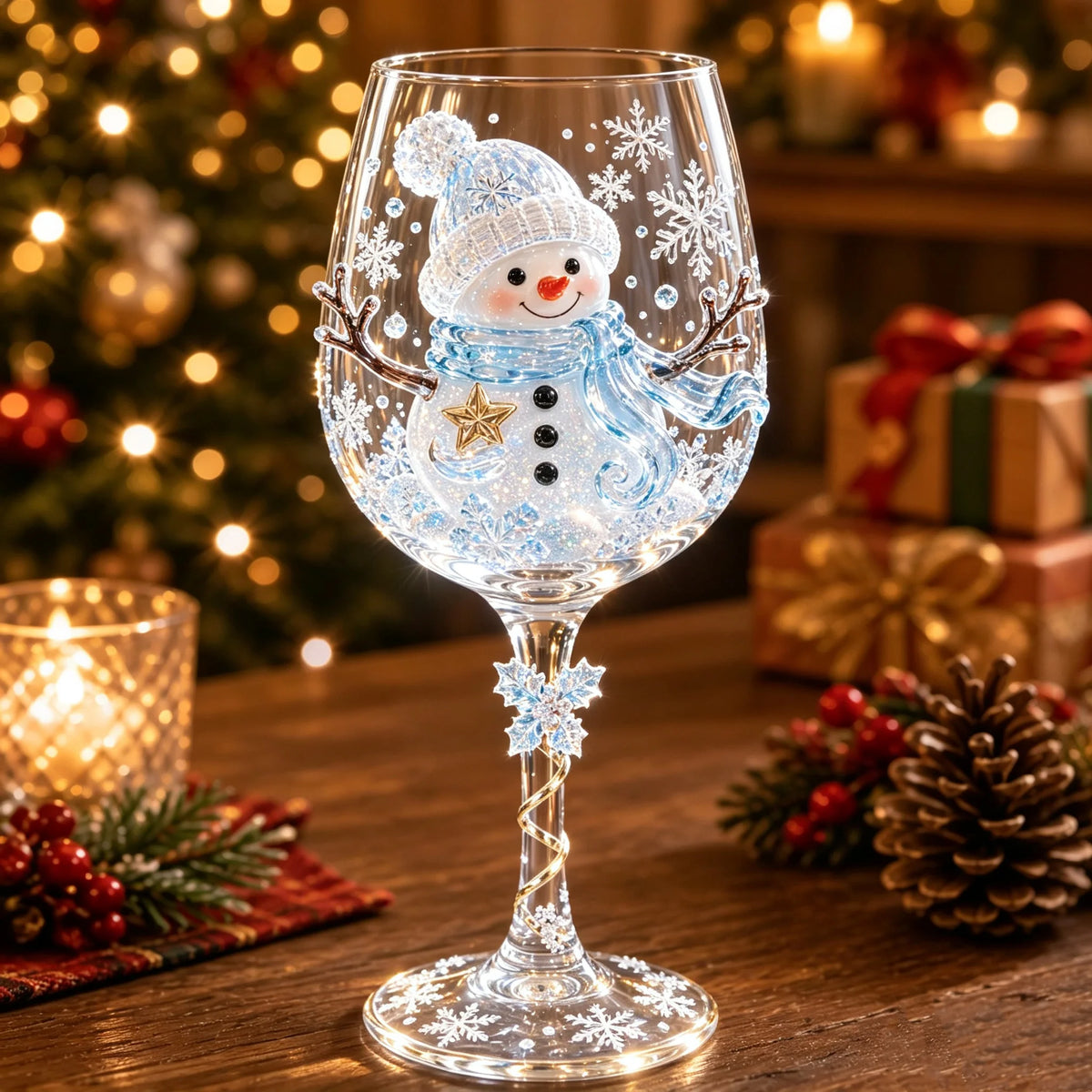✨Last Day Sale 50% OFF🔥🎁Christmas 3D Wine Glass Collection Gift Box Set✨